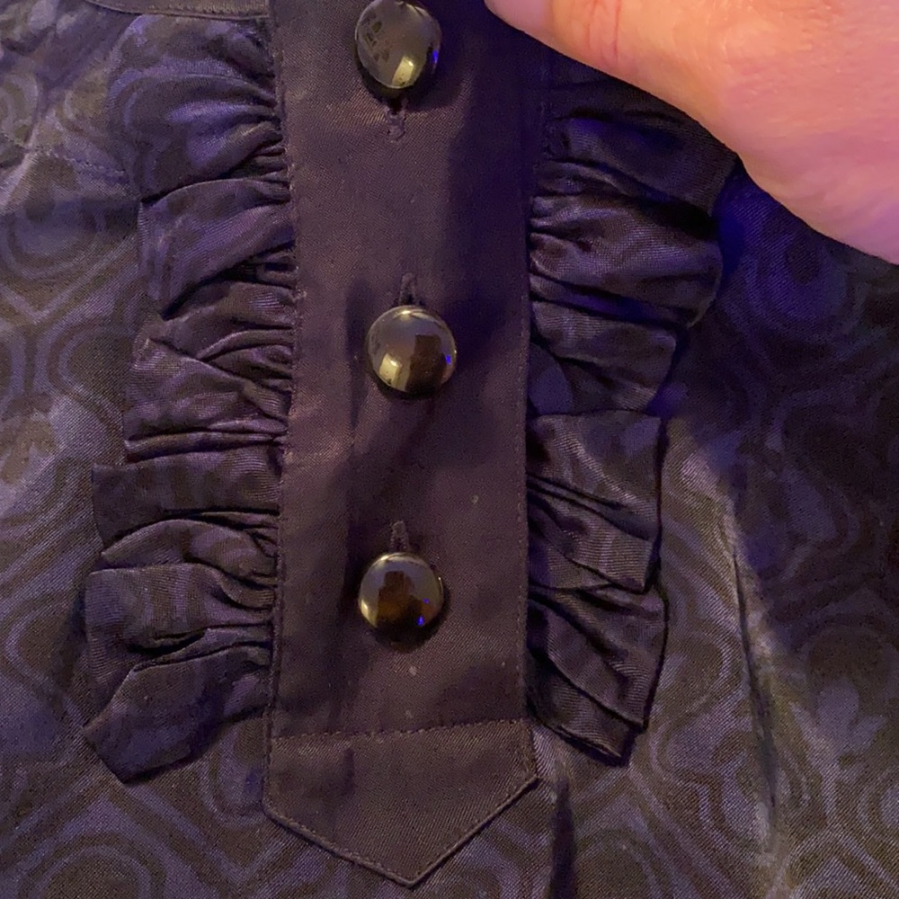 Marc by Marc Jacobs navy and black blouse M - Picture 13 of 13